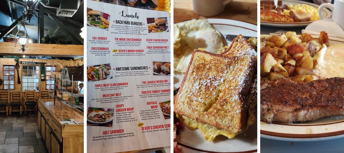 Seven Cafe And Grill Menu