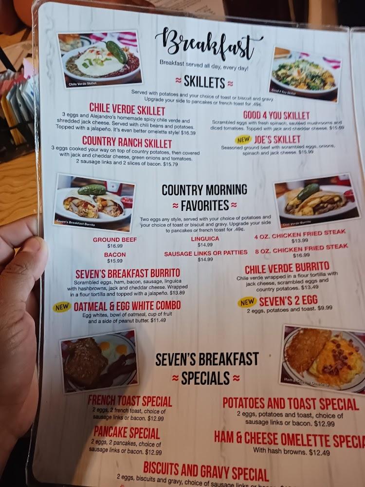 Seven Cafe And Grill Menu image 3